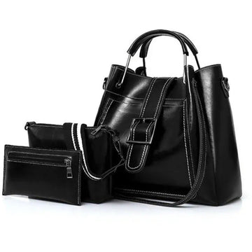 Eva Bucket Bag & Wallet Set - Ariya's Apparel and Accessories